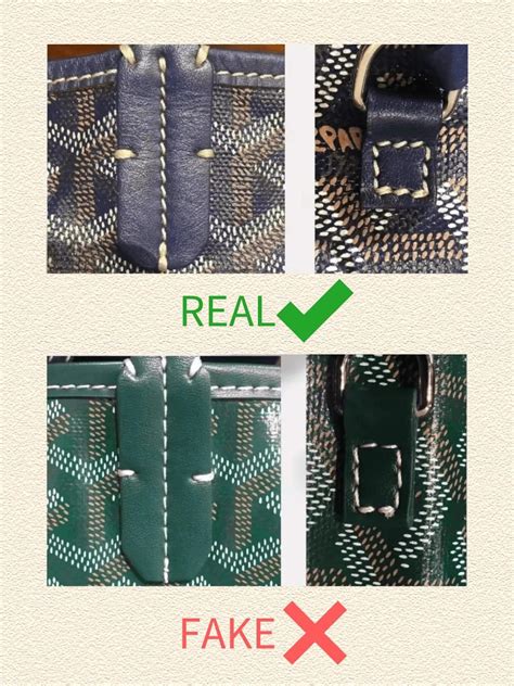 how to check goyard fake back